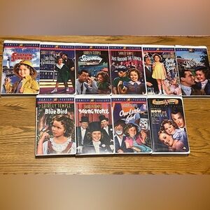 Shirley Temple VHS Collection  Original Movies 11-19 + FREE MOVIE‼️  📼